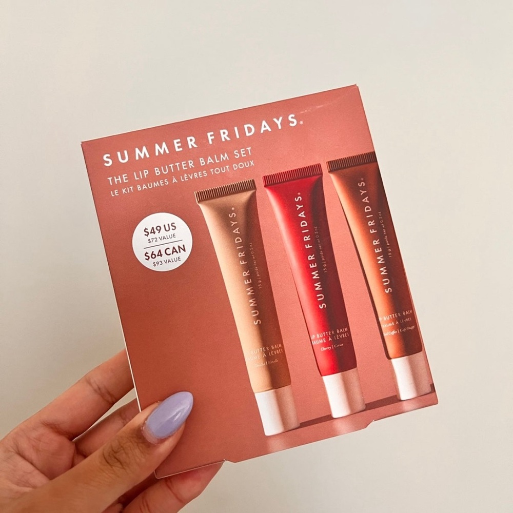 SUMMER FRIDAYS the lip butter balm set